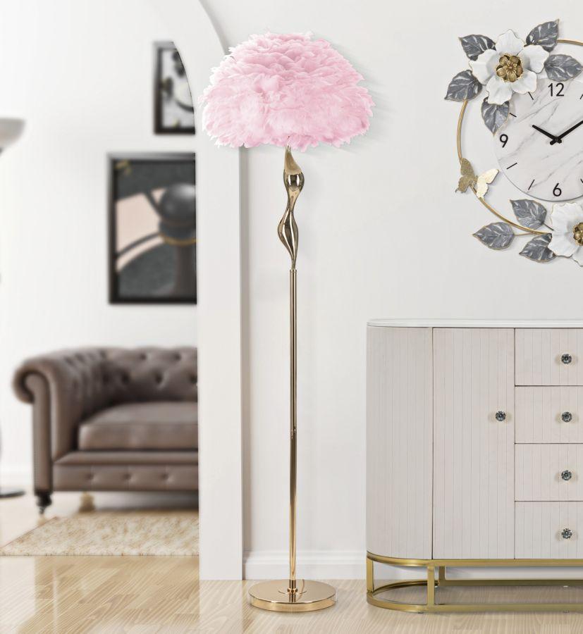 Floor Lamp Slim Pink Cm Ø 50X165