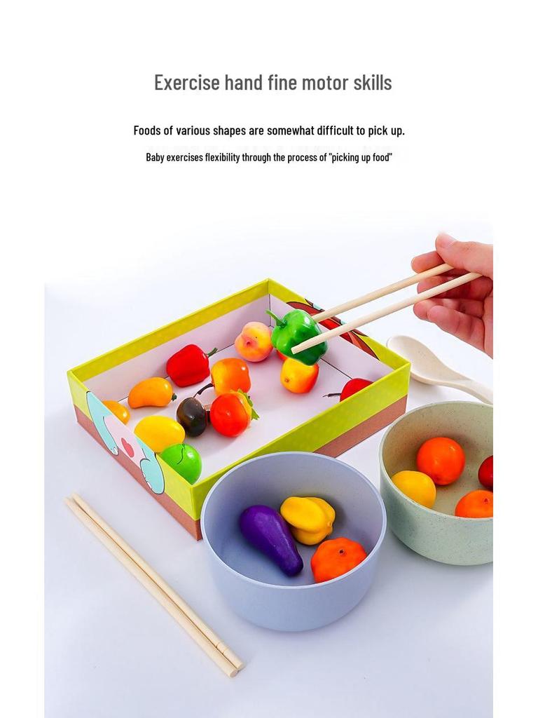 Toddler Montessori Bead Clipping Toy for Hand-Eye Coordination and Fine Motor Skills Training, Ages 2-3