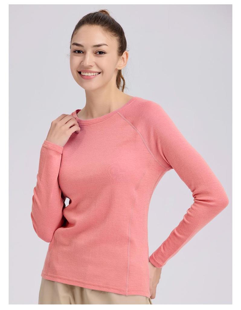 Women's Quick-Dry Merino Tencel Base Layer Long Sleeve Shirt