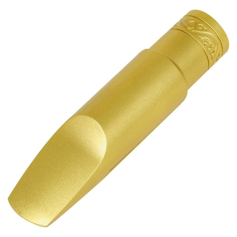 Brass Metal Eb Sax Mouthpieces Altos Saxophone Mouthpiece with Caps and Ligatures for Professionals and Beginners