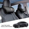 CREKH1 Für Tesla Model 3 Model X Model S Model Y Juniper Autositz Kopfstütze Stütze Memory-Schaum Auto Nackenstützkissen Autozubehör