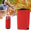 2 Stück Neopren faltbar Outdoor Sport Wasserflaschenhülle Tragbare Tasse Isolierhülle Tasche Zubehör