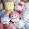Genuine Sanrio Slow Rebound Decompression Plush Toy Keychain Dolls for Kids