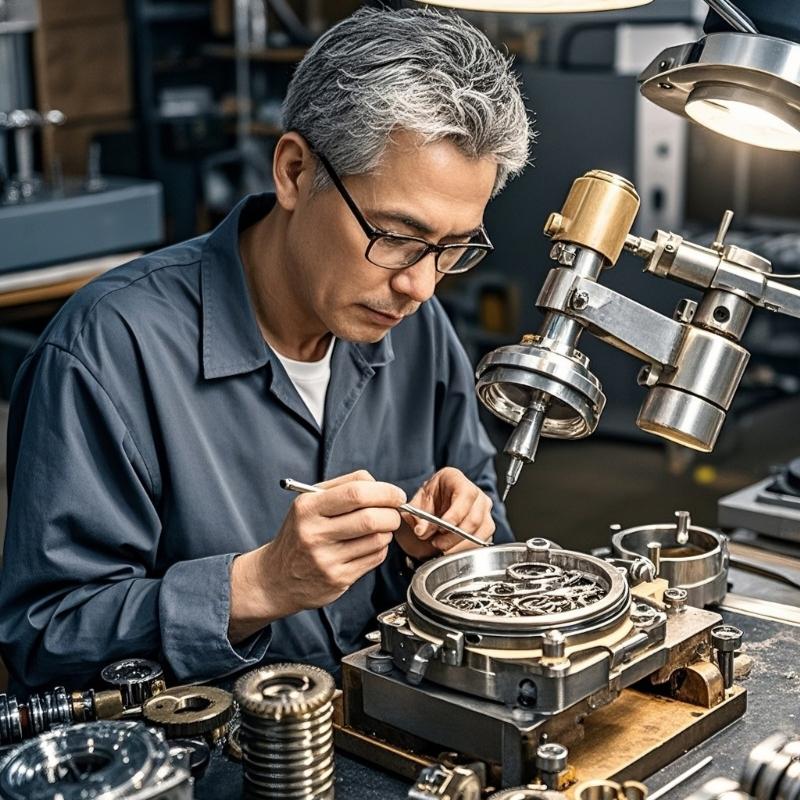 Professional Aluminum Alloy Watch Hands Setting Tool 4 Pin Design Suiatble For Accurate Watch Repair Timepiece Assembly