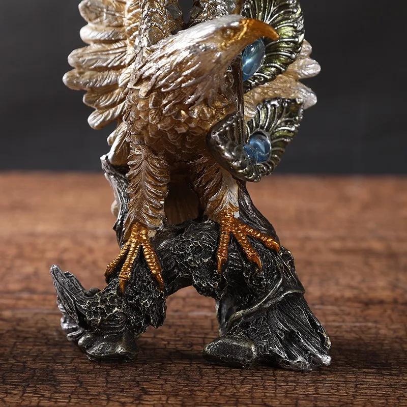 Grand Exhibition Resin Eagle Decoration Office Owner Table Home Decoration Store Gifts Sculpture Modern Art Garden Statues Angel