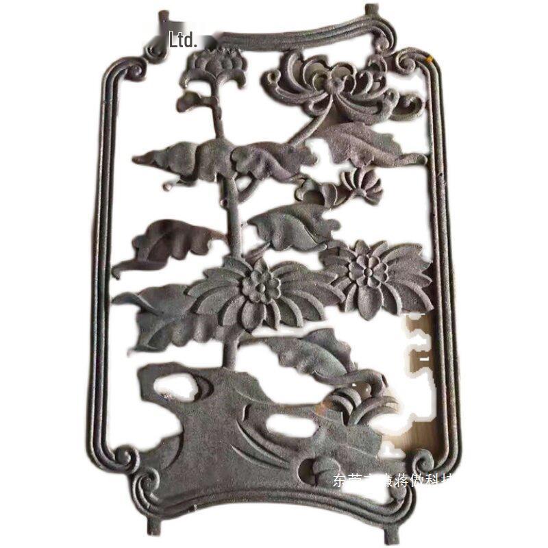 Wrought Iron Plum Orchid Bamboo Chrysanthemum Gate & Window Decoration Cast Iron Flower