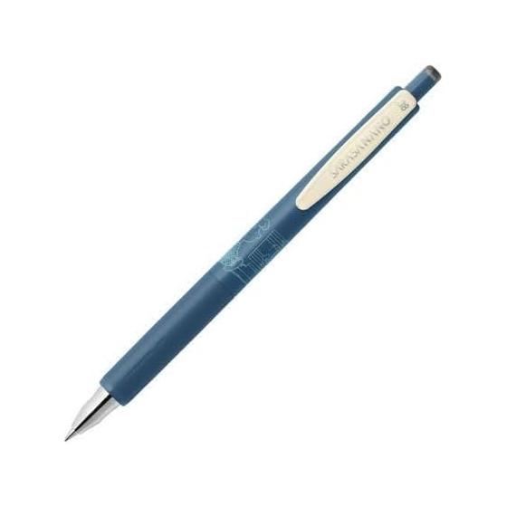 Гелевая шариковая ручка Zebra Sarasanano 0.38 Снупи Винтажный цвет JJX72-SN2-VBGR Сине-серый