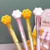 Cute Cat Paw Gel Pens (Set of 2), 0.5mm Fine Tip, Erasable Blue Ink, Smooth Writing, Adorable Animal Stationery, Perfect Gift for Cat Lovers,