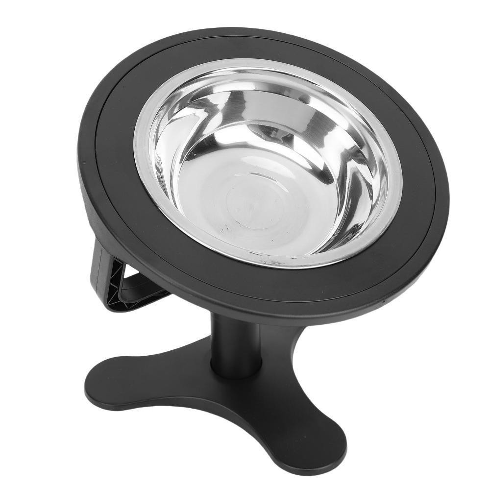 Tilt height 10-15cm Height Adjustable Raised Cat Bowl Stand  Pet room daily feeding layout