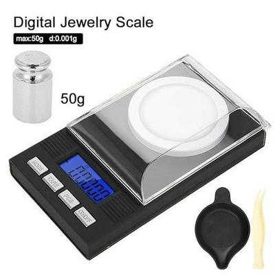 High Precision 0.001g Pocket Jewelry Scale - Ideal for Gold and Gem Weighing
