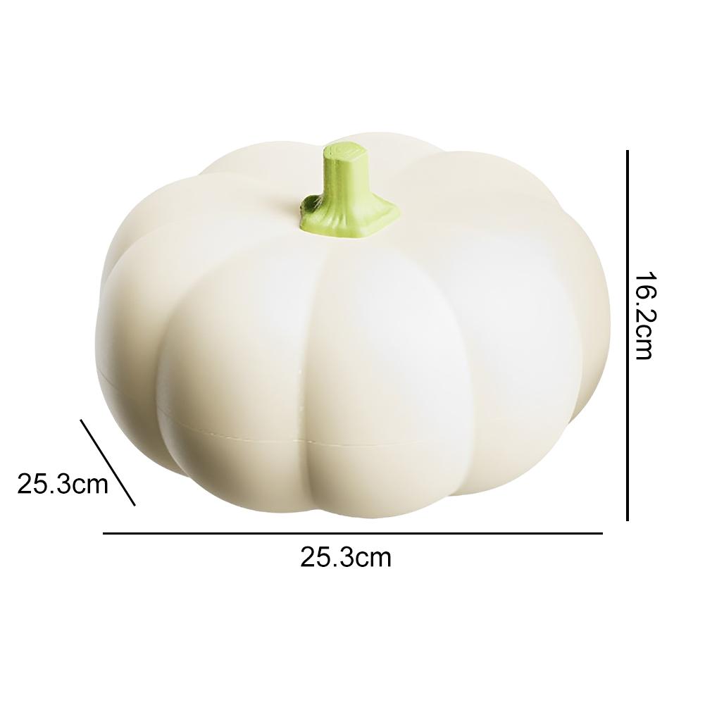 Double Layer Pumpkin Bowl for Fall Home Party Snack Holder for Halloween Party Pumpkin Fruit Candy Bowl Food Storage Container