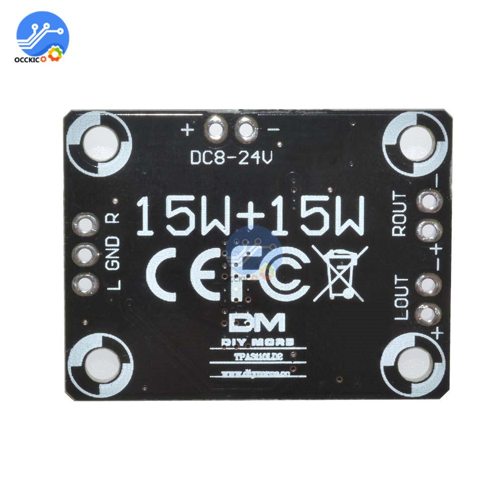 TPA3110 2X15W 3A Digital Audio Stereo Amplifier Board Module Mini Binaural AMP Controller DC 12V 8-18V High Power Ultra-PAM8610