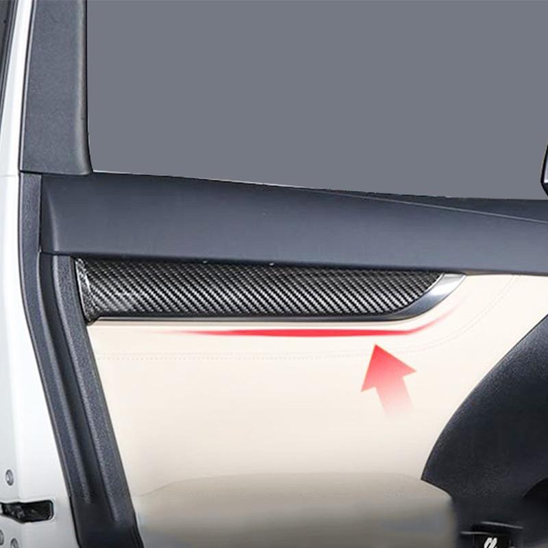 Tantan Carbon Fiber Door Trim for Toyota Alphard/Crown/Vellfire - Genuine Interior Car Modification.