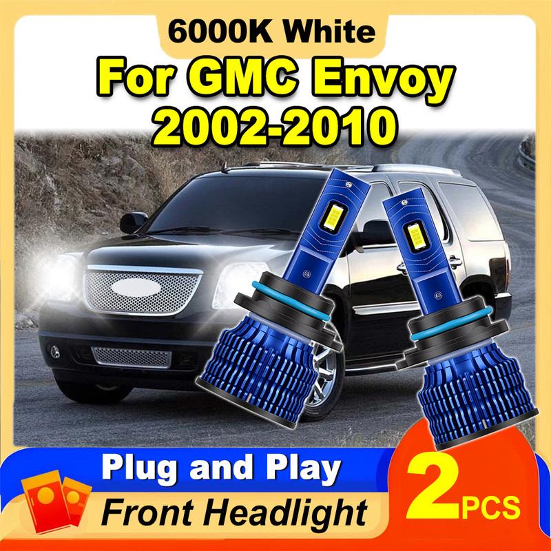 

2PCS 6000K White Canbus No Error 150W LED Headlight 9006 Car Headlights LED Headlamps CSP Chips 12V 24V For GMC Envoy 2002-2010 9006/HB4