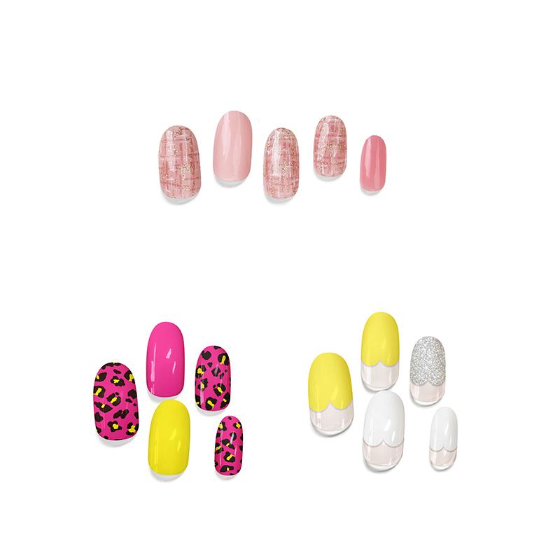 Korean Gel Nail Stickers UV Lamp | Salon Look At Home | No Glue Needed POINT VER.