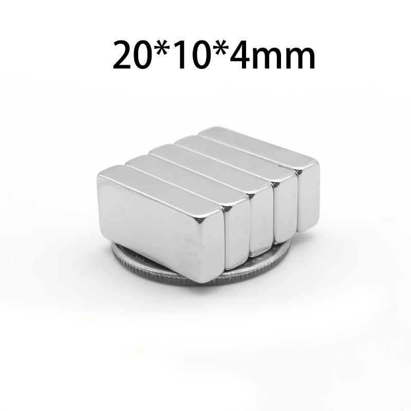 10pcs 20x10x4mm Square Magnets – Heavy-Duty for Storage, Halloween & Christmas Decor