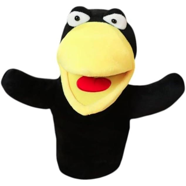 Ludus Felix Hand Puppet [Inspected by Domestic Inspection Agency] Puppet Show Glove Puppet Ventriloquism Stuffed Toy (Crow)