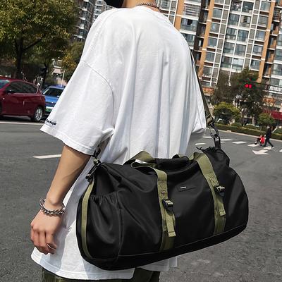 Kurzfristige Reisetasche Seesack für Männer Große Kapazität Leichtgewicht Damen Splicing Handheld Ein Schulter Crossbody Tasche