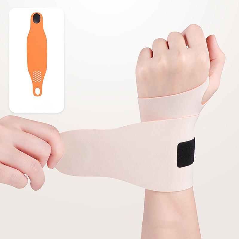 

Adjustable Anti-Sprain Sports Wrist Guards Wrist Sprain Tendon Sheath Protector Unisex Badminton Basketball Fitness Wrist Guard бежевый