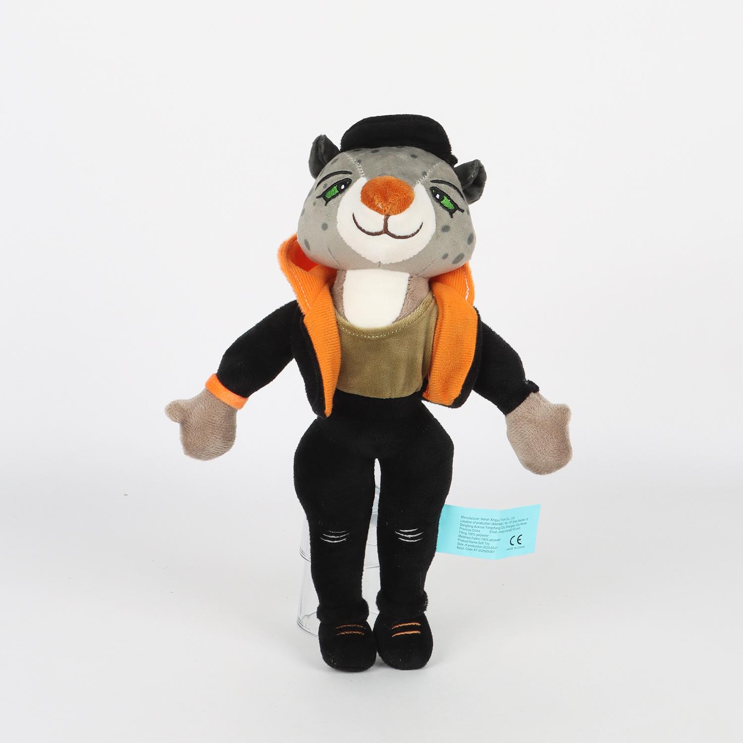 New Product: The Bad Guys 2, Alliance Of Bad Guys 2, Dynamic Doll, Plush Toy, Clever Calculation, Mr. Pig And Shark as the picture 1