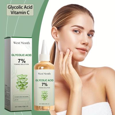 Hydrating Glycolic Acid Toner for Face Shrink Pores Smoothing Skin Rejuvenation Acne Remove Repair Damaged Skin Moisturizing Nourish Toner