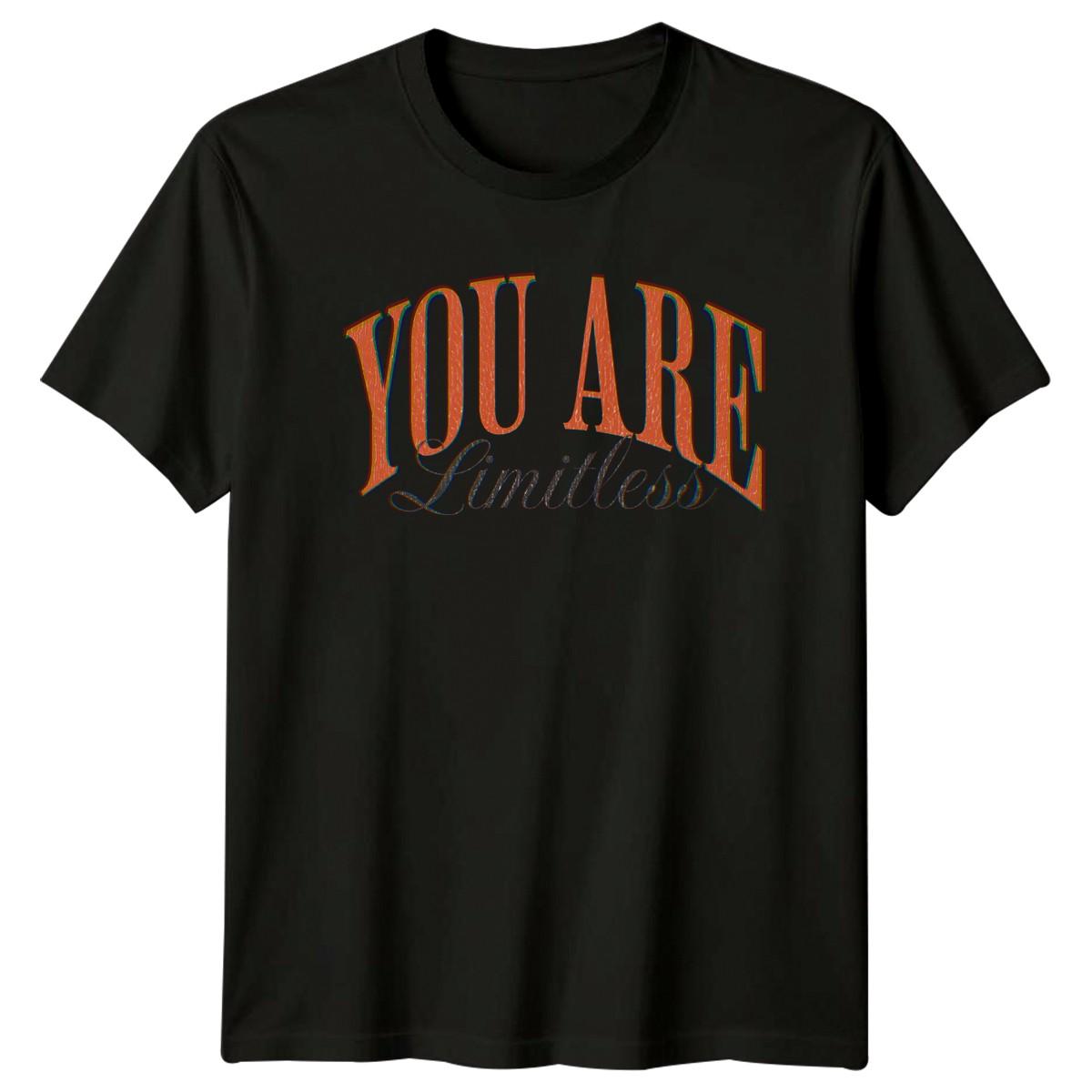 You Are Limitless T-Shirt Inspirational Motivational Birthday Gift For Him & Her XXXL