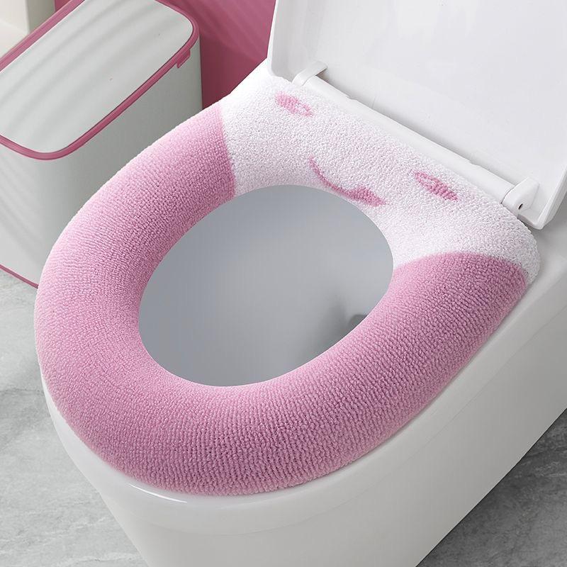 1 stk Badeværelse Toilet Sædebetræk Blødt Varmere Vaskbart Måtte Betræk Pude Sæde