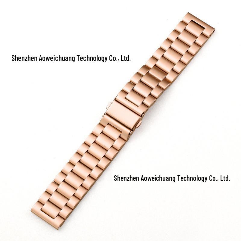 Universellt Metall Rostfritt Stål Klockarmband för Apple, Samsung, Huawei