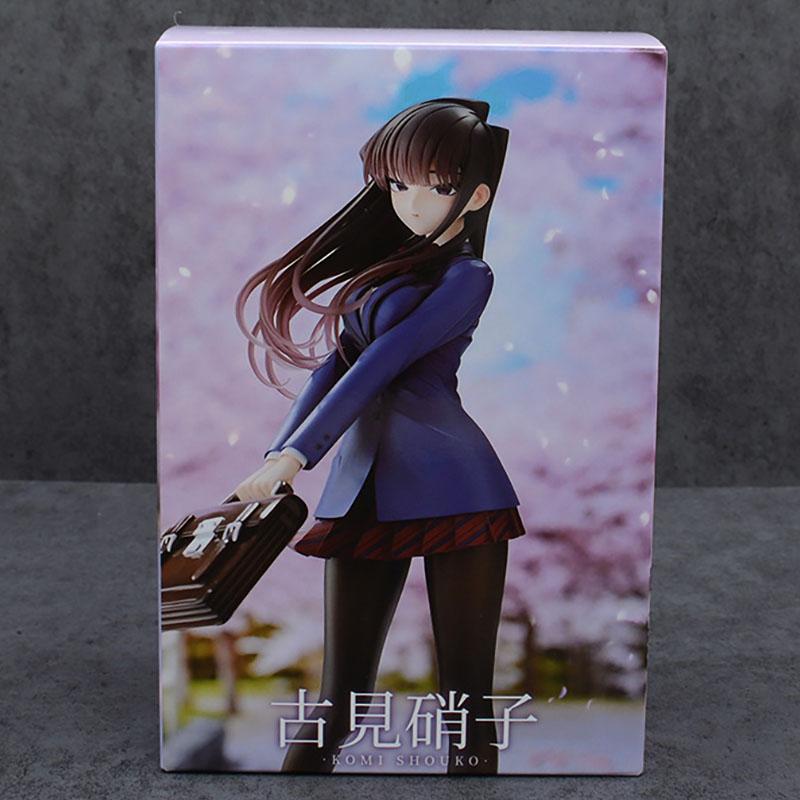 25cm Komi Shouko Action Figure Manga Komi Shouko Figurine GK Statue Doll Model Ornament Anime Peripheral Toys Gift for Fans