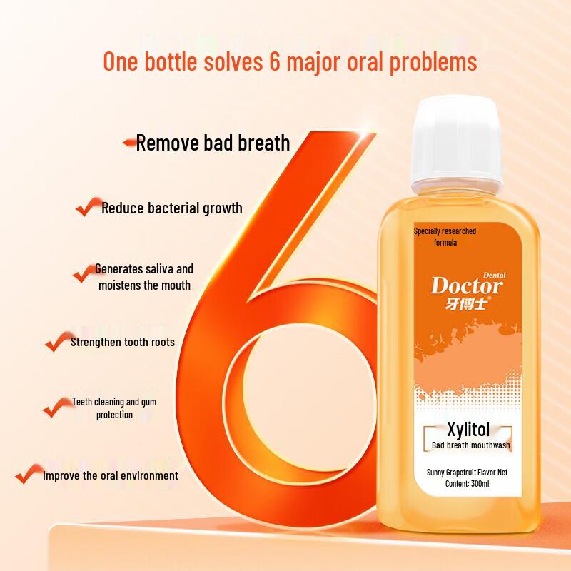 Dr. Dental Xylitol Fresh Breath Mouthwash