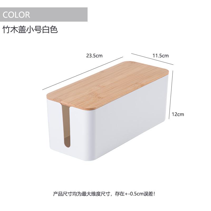 S/M/L Cable Management Box, Cable Management Kit for Power Strip To Hide Wires, Cord Organizer Boxes, for Home and Office