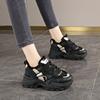 Kitchen Shoes New Chef Platform Dad Shoes Black Soft-soled Sneakers