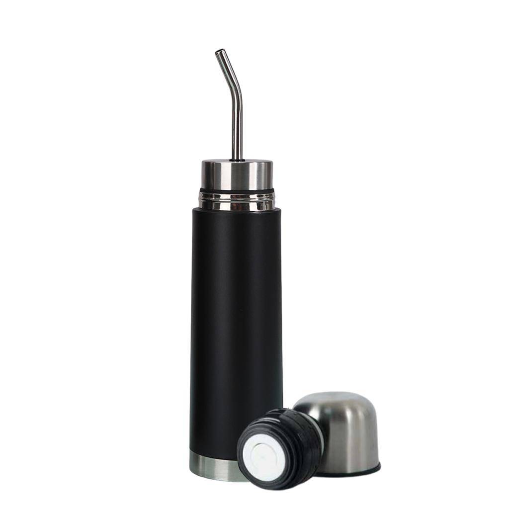 3-in-1 Thermobecher für Mate-Tee mit integrierter Bombilla Tragbarer Yerba Mate Reisebecher Multifunktionale Vakuum-Isolierflasche