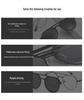 Men's Polarized Semi-Rimless Flip-Up Sunglasses - Magnetic, Minimalist, Outdoor Sports Light Luxury