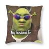 Cartoon Monster Shreks Pillowcase Printed Polyester Cushion Cover Decoration Throw Pillow Case Cover Home Zipper 40X40Cm