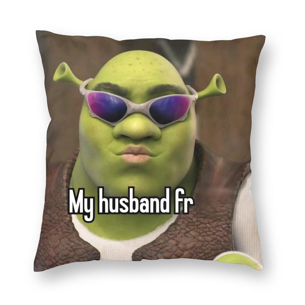 Cartoon Monster Shreks Pillowcase Printed Polyester Cushion Cover Decoration Throw Pillow Case Cover Home Zipper 40X40Cm