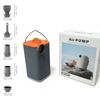 Portable Electric Air Pump with Built-in Lighting for Fast Inflating Airbeds Swimming Rings Pool Toys On-the-Go
