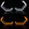 Dual-Color LED Crystal Angel Eyes for E90, E91, F30, M3, M4