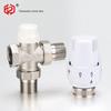 Lianchang Automatisk 3-vägs termostatventil för 4/6 punkts värmeelement med adapter för aluminium-plaströrmontage