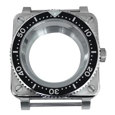 Waterproof Stainless Steel Sapphire Glass Watch Case Replacement Part for NH35NH364R Movement