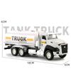 Kids 1:50 Alloy Truck Model Engineering Vehicle Excavator Bulldozer Head Dumper Truck Crane Tanker Toys Boys Radio Control Gift
