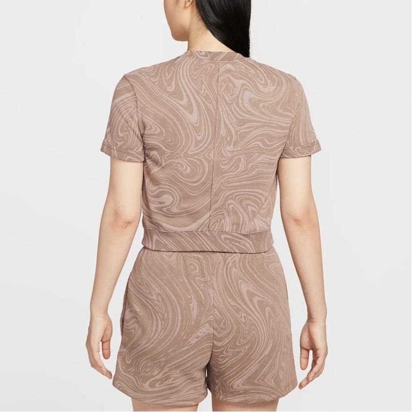 Nike Casual Round Neck Pullover Simple Short Sleeve T-Shirt Women Tops HV2398-214