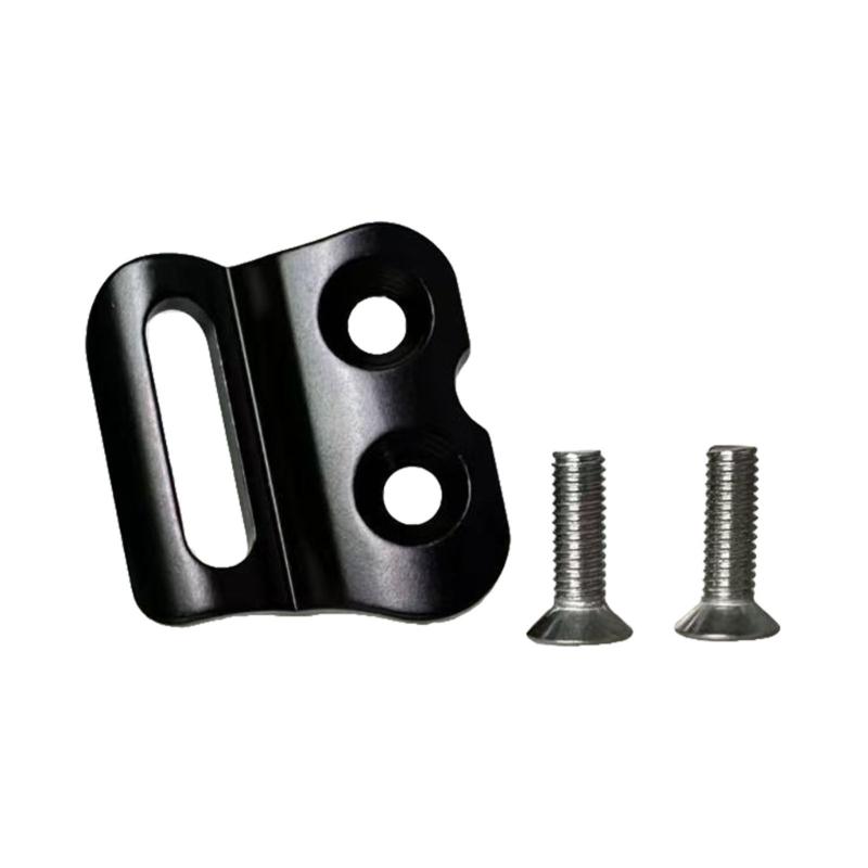 Road Bike Front Repair Plate, Metal Fixing Mount Part with Two Countersunk Openings for Daily Use, Service, Mount Care, and Repair Work