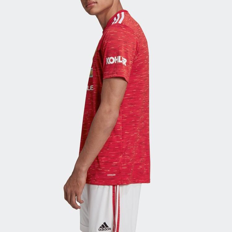 Adidas Manchester United Hjemme Fan Edition Kortarmet Draktherre Topper Rød GC7958
