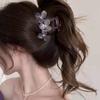 Acrylic Flower Hair Claw Cute Hairpin Rhinestone Hair Clip Fashion   Female