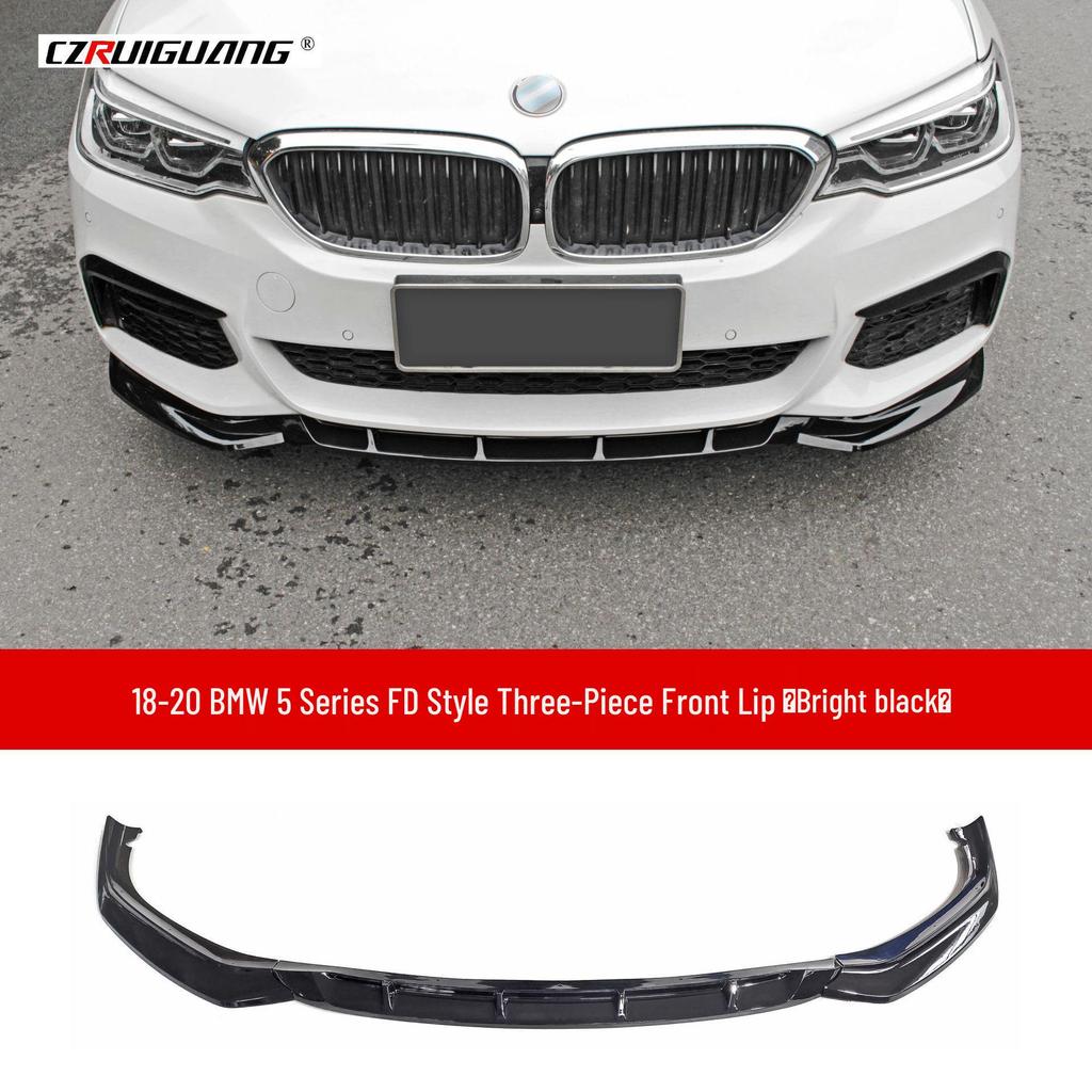 Front Lip & Rear Spoiler Body Kit for 18-20 BMW 5 Series G30/G38 FD Style