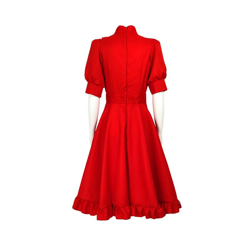 Cosplay horror movie want beads, pearl cos costumes stage costumes medieval retro dress halloween