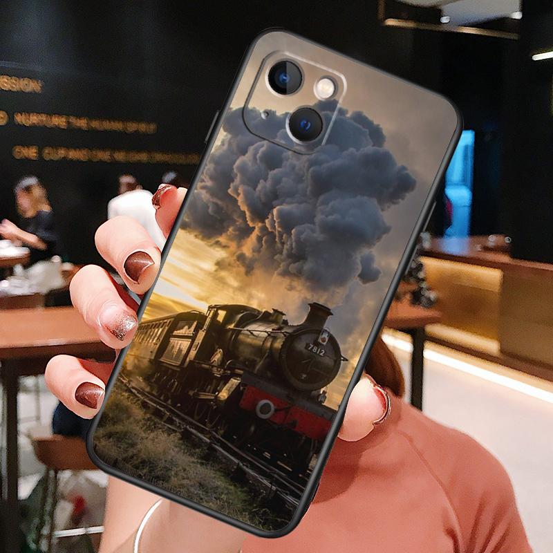 Train Railway Travel Phone Case For iPhone 16 Pro Max 15 14 13 11 12 Pro Max Plus 12 13 Mini XR 16e Funda Cover