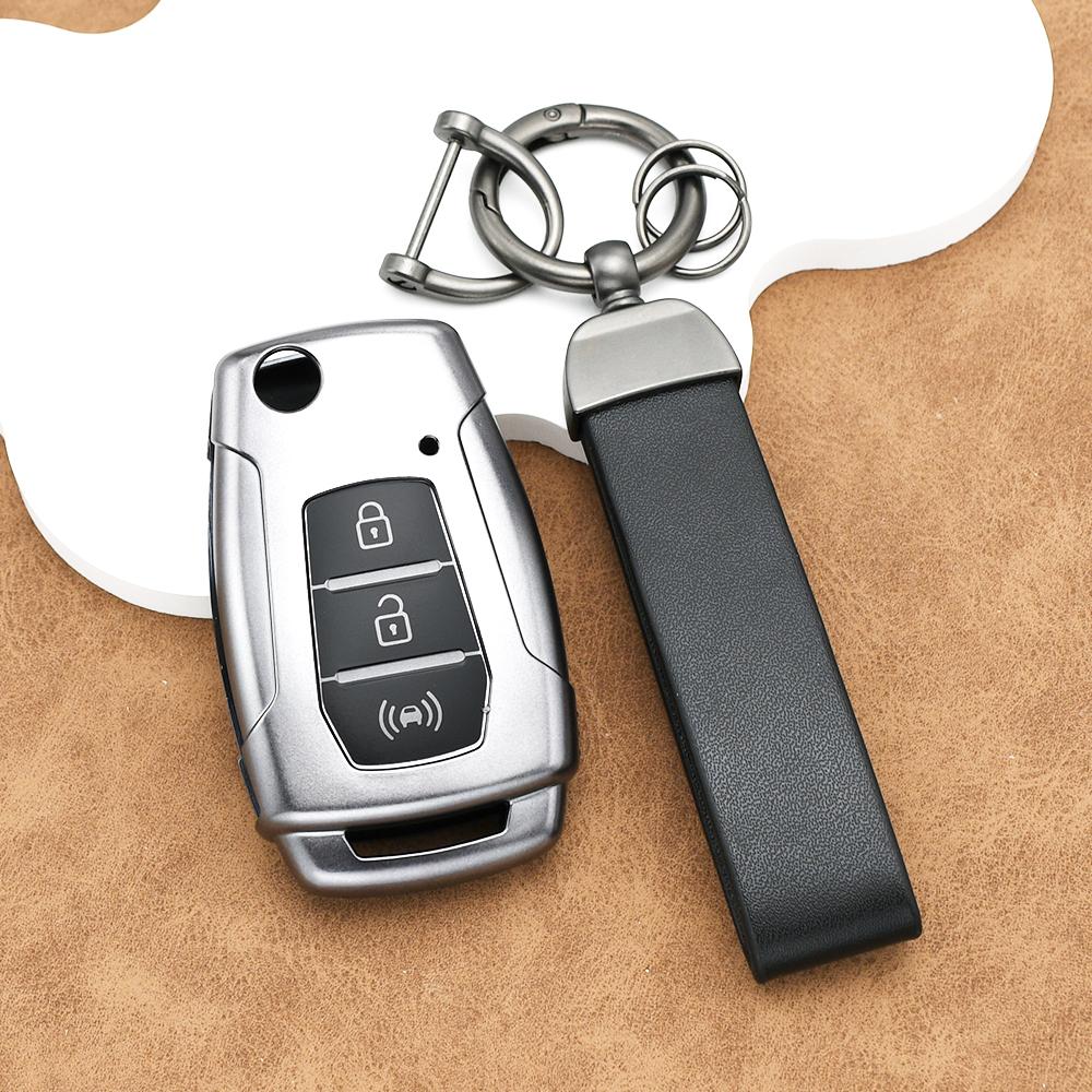 Car Folding Key Case Cover Accessories For Ssangyong Actyon Korando Tivoli Kyron 2 Sanka Tpu Keyless Shell Fob Protector Bag