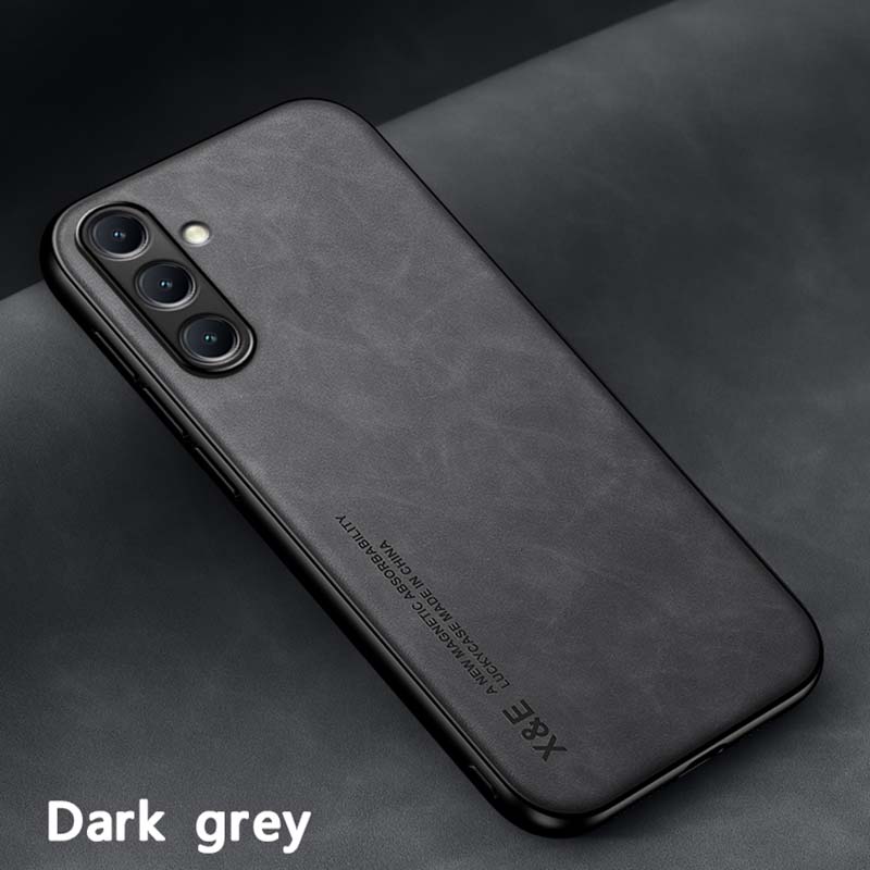 

Чехол-непромокаемый чехол Samsung Galaxy A16 A06 A35 A56 A36 защитный чехол магнитный автомобильный держатель телефон чехол Fundas Capa Galaxy A16 темно-серого